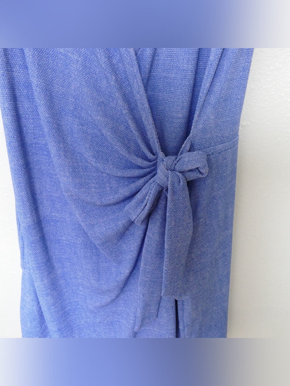 Tommy Bahama Island Cay Wrap Romper Blue Monday Heather UPF 50 Pockets Women’s - Picture 5 of 13